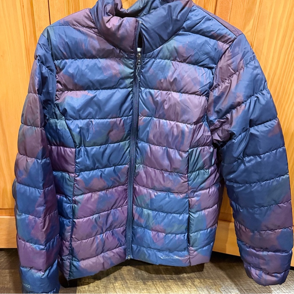 Eddie Bauer Women's Blue and Purple Ski Jacket